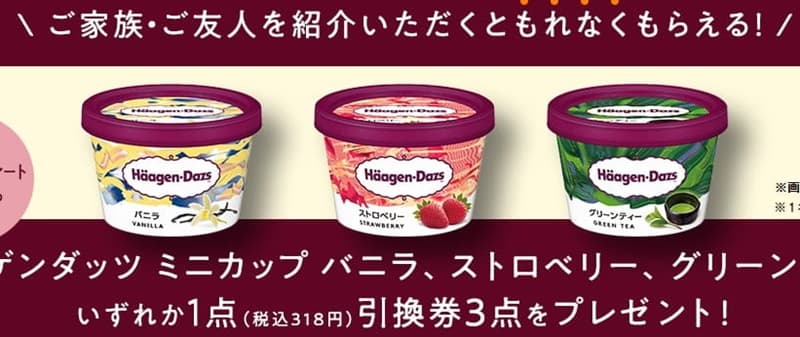 おとなの自動車保険ハーゲンダッツミニカッププレゼントキャンペーンの画像